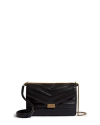 AllSaints Small Justine Quilted Leather Crossbody Bag