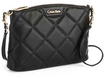 calvin klein quilted crossbody bag