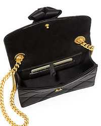 Marc Jacobs Trouble Mini Party Bow Quilted Satin Crossbody Bag