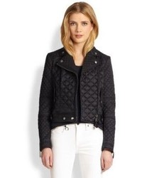Burberry Brit Oakcliffe Quilted Moto Jacket