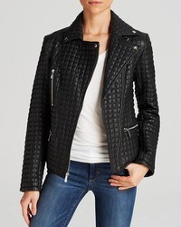 Dawn Levy Dl2 By Marley Quilted Leather Moto Jacket, $699 | Bloomingdale's  | Lookastic