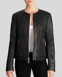 Laundry by Shelli Segal Jacket Quilted Leather