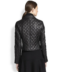 Michael Kors Michl Kors Plong Quilted Leather Jacket