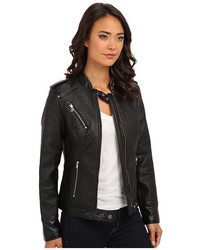 Kenneth Cole New York Quilted Faux Leather Jacket