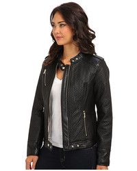 Kenneth Cole New York Quilted Faux Leather Jacket 225 6pm