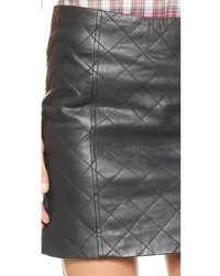 Love Leather The Quilted Straight Skirt