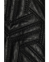 Faith Connexion Quilted Leather Mini Skirt