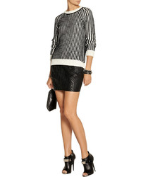 Faith Connexion Quilted Leather Mini Skirt