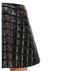 Quilted Nappa Leather Skirt