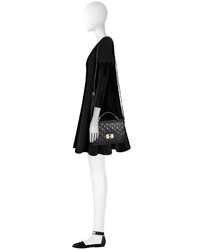 Diane von Furstenberg 440 Gallery Transit Quilted Black Leather Mini Bag