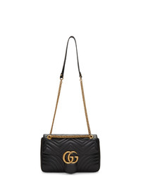 Gucci Black Medium Marmont Bag