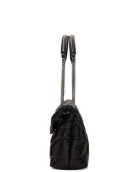 Saint Laurent Black Medium Puffer Loulou Bag