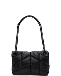 Saint Laurent Black Small Loulou Puffer Bag