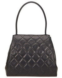 Chanel Black Quilted Lambskin Kelly