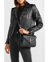 Saint Laurent College Medium Quilted Leather Shoulder Bag
