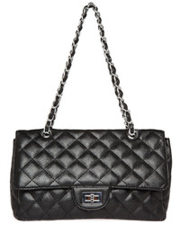 Dailylook Coco Quilted Large Handbag In Black