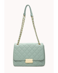 ... Quilted Leather Satchel Bag: Forever 21 Signature Quilted Shoulder Bag