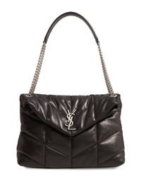 Saint Laurent Medium Lou Leather Puffer Bag