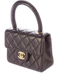 Chanel Quilted Lambskin Mini Handle Bag