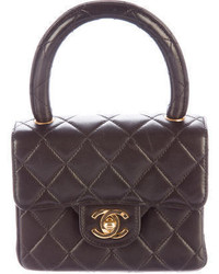 Chanel Quilted Lambskin Mini Handle Bag