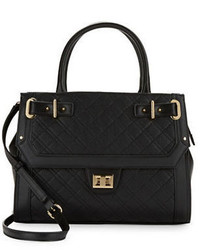 Calvin Klein Quilted Leather Satchel
