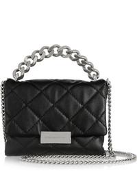 Stella McCartney Soft Beckett Small Quilted Faux Leather Shoulder Bag