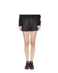 Thakoon Addition Quilted Leather Shorts