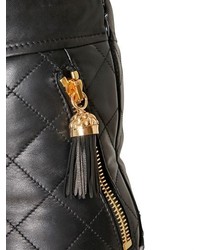 Moschino Quilted Nappa Leather Shorts