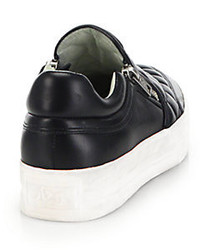 Ash Jodie Leather Slip On Sneakers