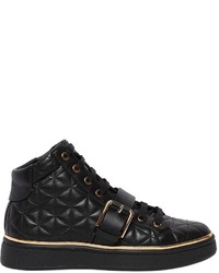 Balmain 20mm Active Quilted Leather Sneakers
