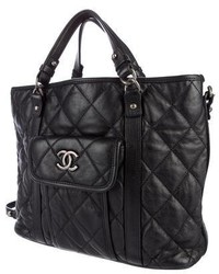 Chanel 2015 Quilted Shopping Tote