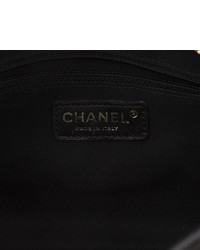 Chanel Black Quilted Caviar Leather Petit Timeless Tote Ptt Bag