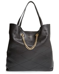 Lanvin Carry Me Quilted Lambskin Leather Tote
