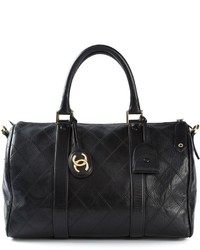 Chanel Vintage Quilted Boston Tote
