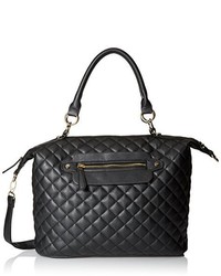 Del Mano Quilted Convertible Top Handle Bag