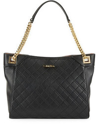 Calvin Klein Diamond Quilted Leather Tote
