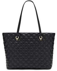 Diane von Furstenberg Voyage Ready To Go Caning Quilted Leather Tote