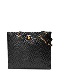 Gucci Gg Marmont 20 Matelasse Leather Northsouth Tote Bag