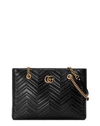 Gucci Gg Marmont 20 Matelasse Medium Leather Eastwest Tote Bag