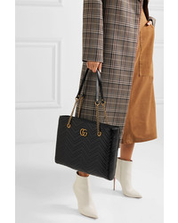 Gucci Gg Marmont Medium Quilted Leather Tote