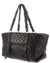 Chanel Large Quilted Lady Braid Tote