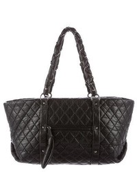 Chanel Large Quilted Lady Braid Tote