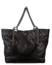 Chanel Large Quilted Shopping Tote
