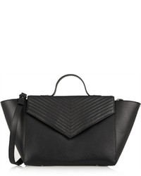 Iris and Ink Lexie Chevron Quilted Leather Tote