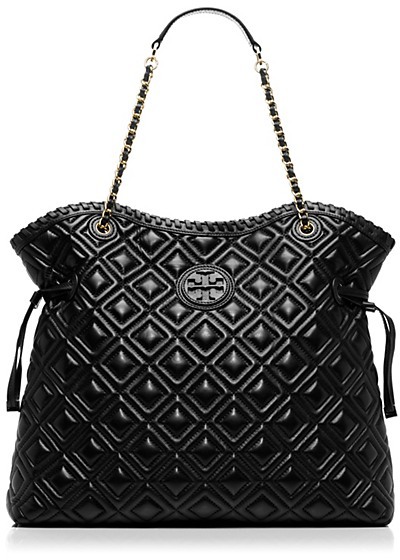Marion Quilted Slouchy Tote, | Tory Burch | Lookastic
