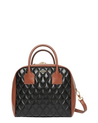 Burberry Medium Cube Quilted Leather Satchel