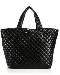 MZ Wallace Metro Large Lacquered Quilted Nylon Tote