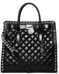 Michael Kors Michl Kors Hamilton Large Grommet Quilted Leather Tote