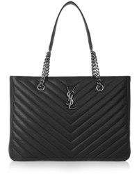 Saint Laurent Monogramme Large Quilted Leather Tote