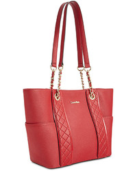 Calvin Klein Quilted Key Items Tote